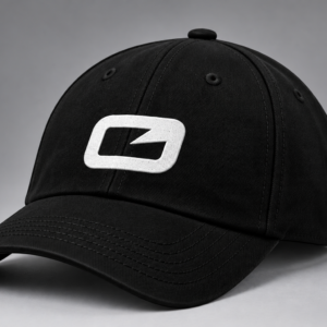 CHAPEU PRETO C/ LOGO BRANCO